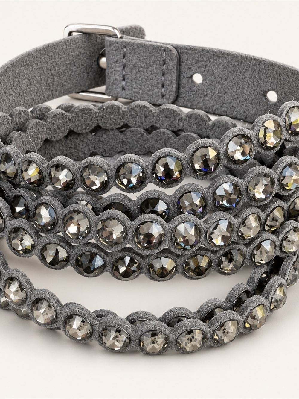 Swarovski Gray Crystal Wrap Bracelet ✨